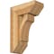 Ekena Millwork Westlake Slat Rough Sawn Bracket w/ Offset Brace, Western Red Cedar, 8"W x 18"D x 26"H BKT0806X18X26WTL06RWR - alternate 1
